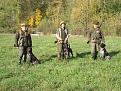 I tre conduttori con i loro cani alla Prova in Foresta.
Drahthaar ARON condotto Da Bruno Ciprian.
Kurzhaar Juno Von der Himmelsleiter condotto da Elena Villa.
Drahthaar Vitus von den Vier Eichen condotto da Aide Ravasio